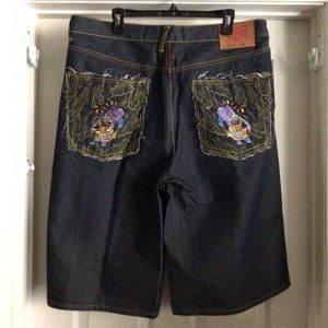 NEW RMC RED MONKEY CO BY MARTIN KSOHOH DENIM SHORTS MENS 38